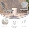 Flash Furniture BlackWhite French Bistro Stacking Chair SDA-AD642107-BLKWH-LTNAT-GG - alternate 6